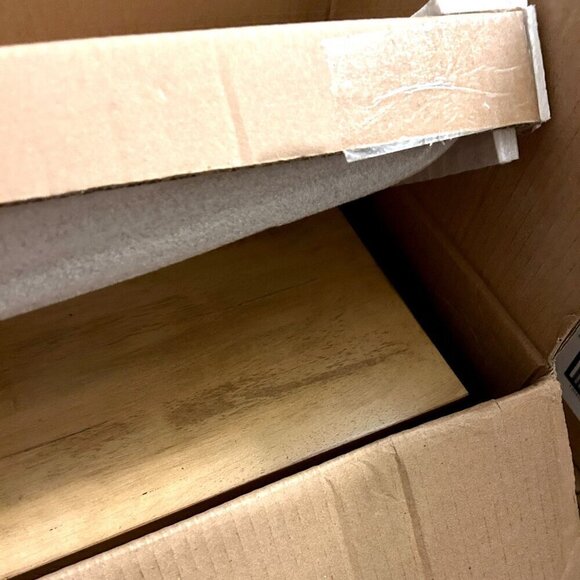 Studio McGee Thatcher Wood Stool Natural - Threshold - Target - New in Box - Picture 10 of 11